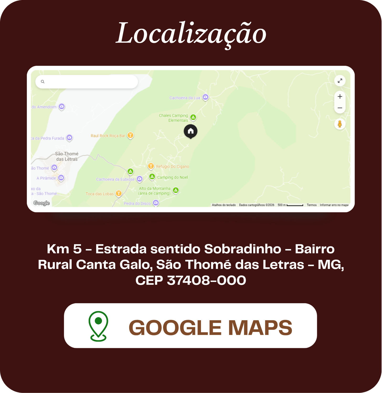 Localização e Mapa